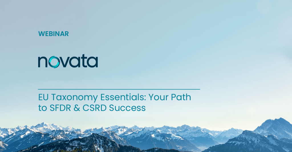 Image: Webinar: EU Taxonomy Essentials