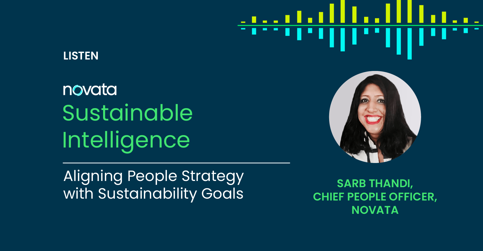 Novata Sustainable Intelligence: Aligning People Strategy with Sustainability Goals with Sarb Thandi, Chief People Officer at Novata