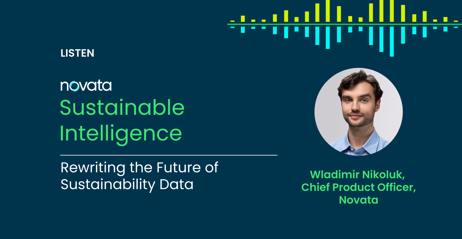 Novata Sustainable Intelligence discussion with Wladimir Nikoluk