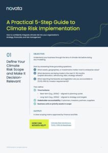 Image: A Practical 5-Step Guide to Climate Risk Implementation